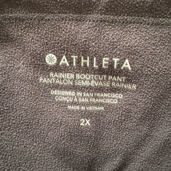Athleta 2X Rainier Bootcut Pant, Black - Picture 5 of 10